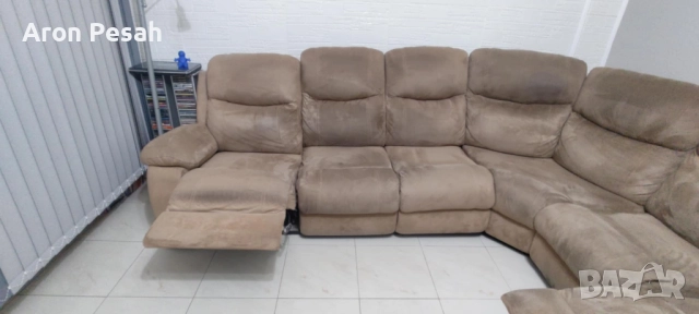 Продавам холов ъгъл - Дясен с 2 механични релакс механизма на крайните седалки !, снимка 7 - Дивани и мека мебел - 52919979