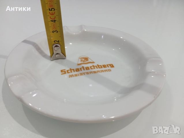 Порцеланов стар пепелник маркиран, снимка 8 - Други - 52496315