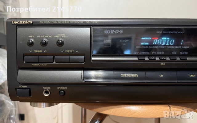 Ресийвър Technics SA-EX100, снимка 2 - Ресийвъри, усилватели, смесителни пултове - 52132189