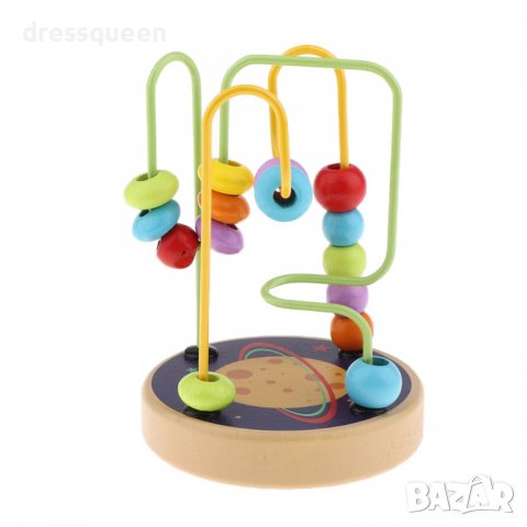 3577 Играчка лабиринт с цветни мъниста, снимка 2 - Образователни игри - 37773078