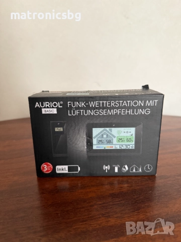 Часовник с термометър и сензори Auriol