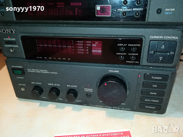 SONY JAPAN-4 МОДУЛА ВНОС SWISS 1704221349, снимка 12 - Аудиосистеми - 36483416