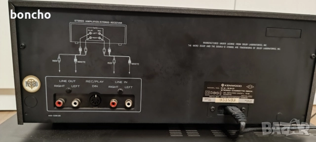 ресийвър kenwood kr-2010 и дек kx-550, снимка 7 - Ресийвъри, усилватели, смесителни пултове - 52338817
