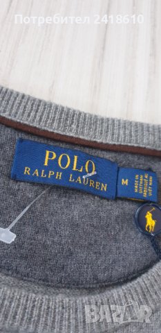 POLO Ralph Lauren Wool / Merino Mens Size M НОВО! ОРИГИНАЛ! Мъжки Пуловер!, снимка 12 - Пуловери - 43958190