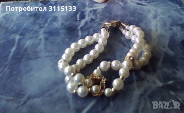 Дамска гривна с перли НОВА , снимка 2 - Гривни - 37848470