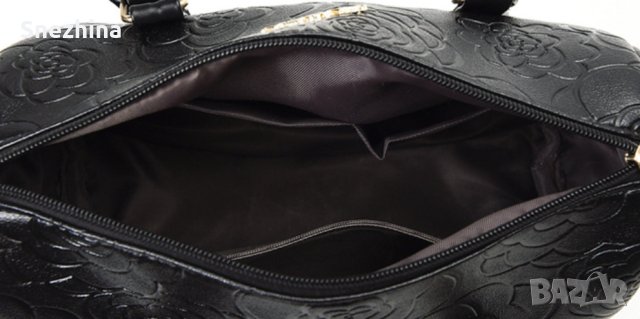 Комплект от 6 броя луксозни дамски чанти , Черни, снимка 16 - Чанти - 43723546