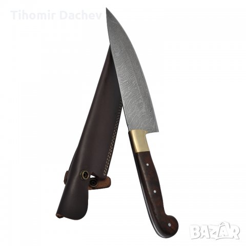 Кухненски нож - ръчна изработка CB 100019, снимка 4 - Ножове - 28980269
