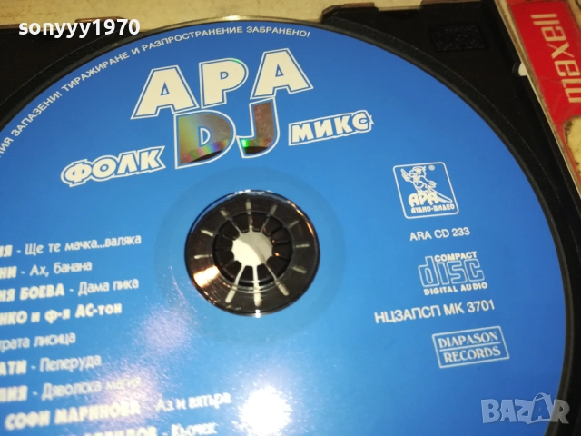 АРА DJ ФОЛК МИКС CD 2409251157, снимка 16 - CD дискове - 51818570