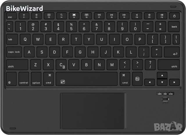 Безжична Bluetooth клавиатура Emetok с тъч пад НОВА, снимка 1