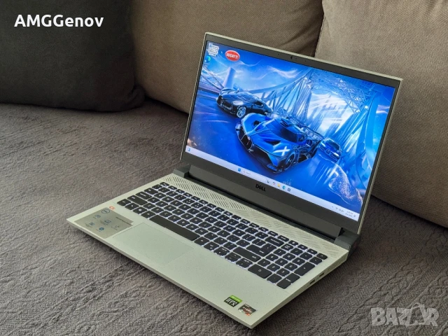 15.6’FHD IPS 120Hz/RTX 3060 6GB/Dell Gaming/Ryzen 7-5800H/12GB/512GB , снимка 1