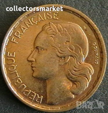 10 франка 1953 В, Франция, снимка 2 - Нумизматика и бонистика - 28433090