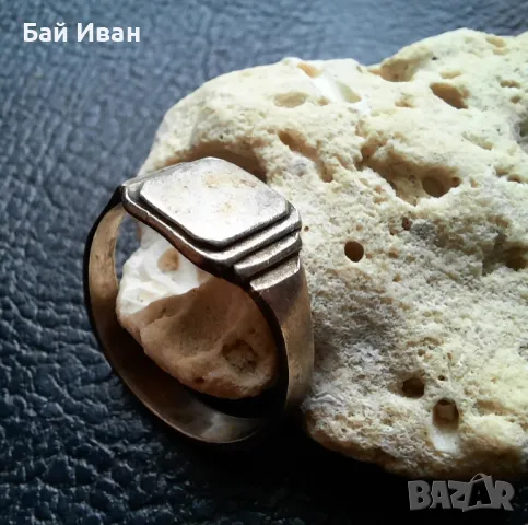 Стар винтидж сребърен пръстен - унисекс,ръчна изработка !