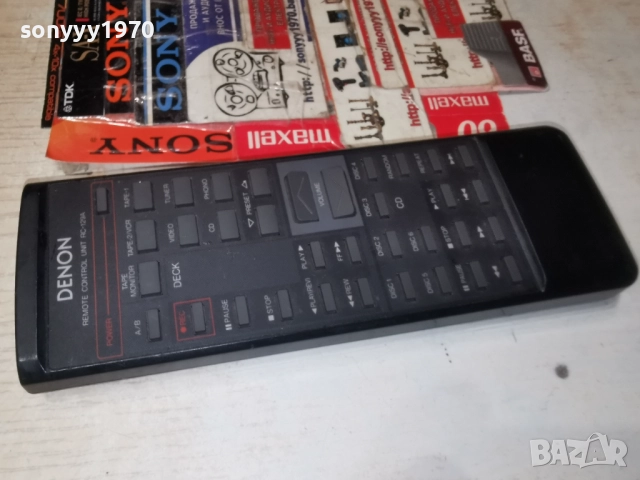 DENON RC-129A AUDIO REMOTE CONTROL-ВНОС SWISS 1412251913, снимка 7 - Ресийвъри, усилватели, смесителни пултове - 52793476