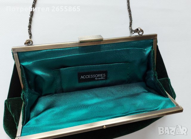 Чантичка от кадифе , снимка 6 - Чанти - 35190942