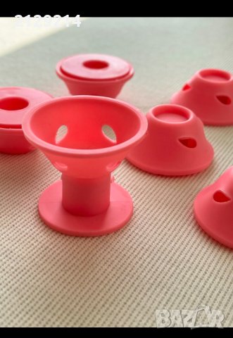 Силиконови аксесоари за къдрене, снимка 2 - Аксесоари за коса - 44017374