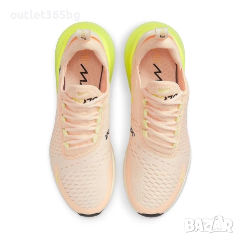 Nike - Air Max 270 Yellow White номер 37.5 дамски Оригинал Код 3307, снимка 4 - Маратонки - 52658219