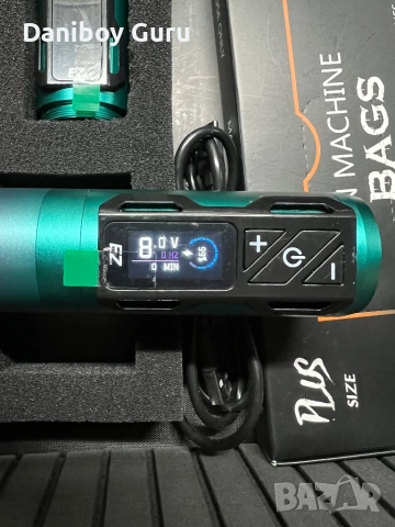 EZ P2S Pro Безжичен пистолет за татуировки - Ротационна машина за татуировки с допълнителен OLED , снимка 6 - Друга електроника - 52220560