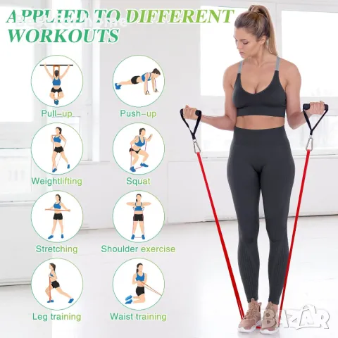 Комплект спортни еластични ленти 4 бр. , снимка 3 - Фитнес уреди - 49335160