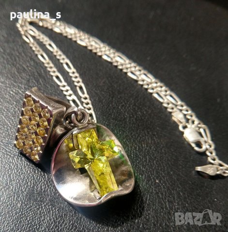 ВИНТИДЖ / Марков комплект от масивни сребърни бижута / проба 925 , снимка 4 - Бижутерийни комплекти - 40448911