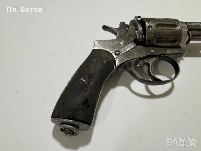 Много рядък девет заряден револвер, пистолет, снимка 3 - Антикварни и старинни предмети - 48981913