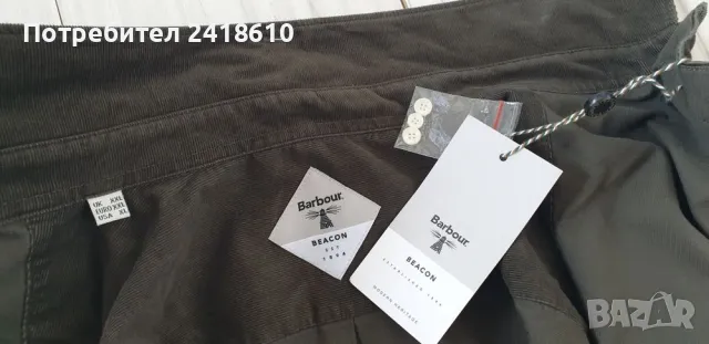 Barbour Beacon Cotton Mens Size 2XL ОРИГИНАЛ! НОВО! Мъжка Риза!, снимка 10 - Ризи - 49753208