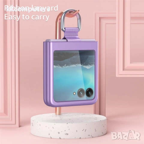 Твърд защитен калъф с ринг държач за Motorola Razr 40 Ultra 5G, снимка 7 - Калъфи, кейсове - 53187865