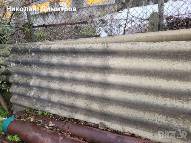 Продавам вълнообразни етернитови плоскости 3х1,10 метра, снимка 2 - Строителни материали - 52579721