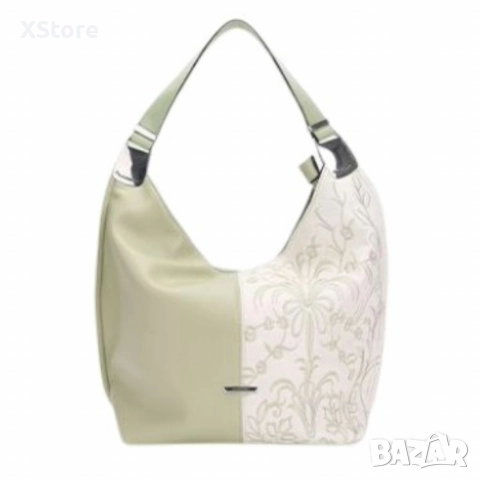 Елегантна дамска чанта с флорални мотиви, снимка 3 - Чанти - 52585368