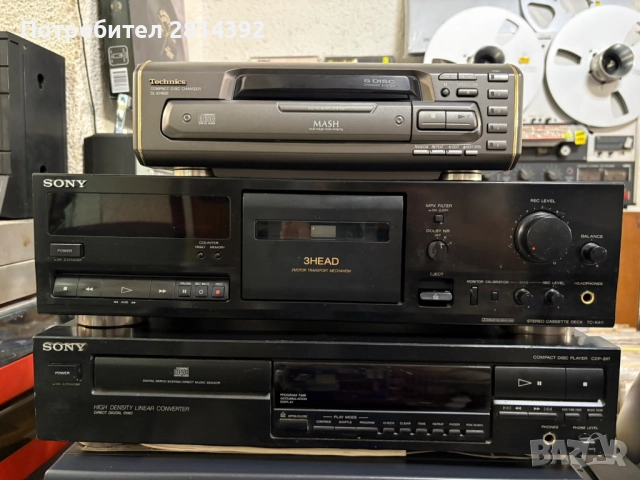 Усилватели декове тунери видео касетофони грамофони За Ремонт, части и ДОНОРИ SONY TECHNICS SHARP...