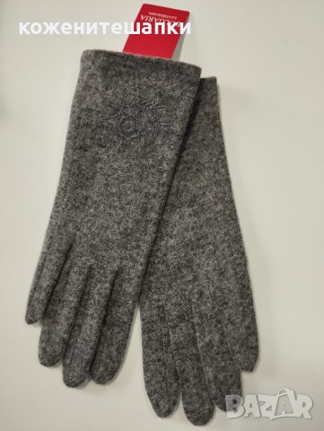 19 Дамски ръкавици финна вълна , снимка 1 - Ръкавици - 43316624