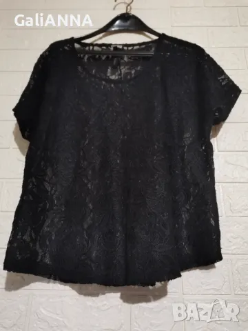 ДАНТЕЛЕНА БЛУЗА 2XL, снимка 2 - Тениски - 50338617