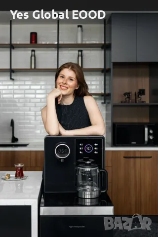 Wasspender WS-200 умен диспенсър за вода с котлон и дисплей, снимка 3 - Друга електроника - 50421599