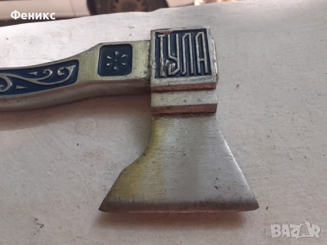 Колекционерска малка руска брадвичка Тула, снимка 3 - Антикварни и старинни предмети - 51511995