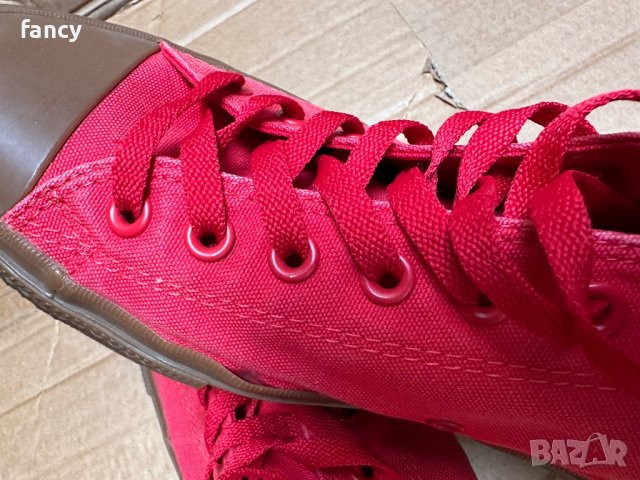 Червени мъжки кецове Converse, снимка 6 - Кецове - 43951879