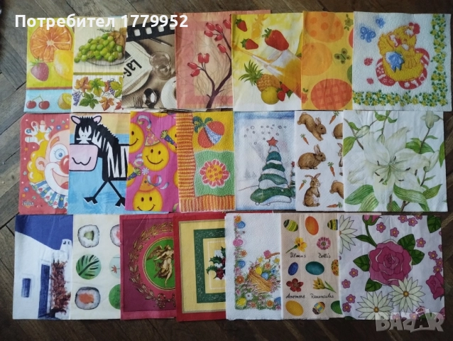 Колекция от салфетки, снимка 7 - Колекции - 50320149