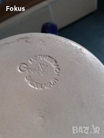 Немска халба за бира Goebel, снимка 5 - Антикварни и старинни предмети - 53323750