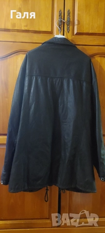 Мъжко кожено яке/шуба,  размер ХЛ/2ХЛ , снимка 8 - Якета - 52290598