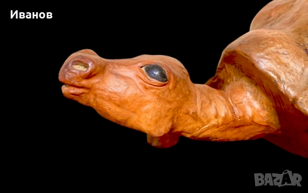 Топ ЦЕНА - 100€. НОВА - Ръчно Изработена Костенурка от Естествена Кожа , снимка 2 - Антикварни и старинни предмети - 51959483