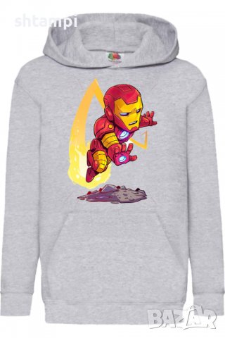 Детски Суитчър/Суитшърт Marvel Iron Man Игра,Подарък,Изненада,Забавление,Рожден Ден, снимка 2 - Детски анцузи и суичери - 38325053