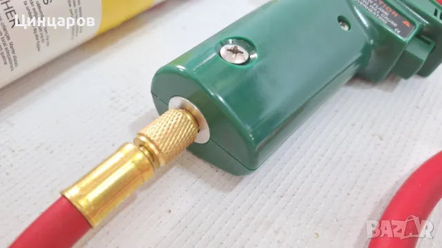 Горелка за мап газ комплект включващ-маркуч, мап газ,редуцир-вентил,дюзи 3бр., снимка 2 - Други машини и части - 48691492