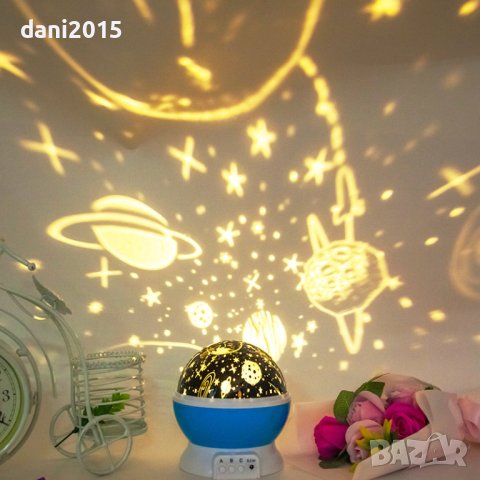Нощна лампа детски планетариум, снимка 12 - Детски нощни лампи - 42939795