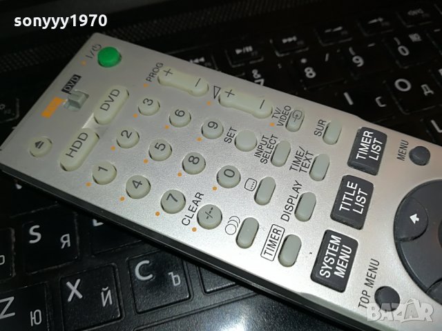 sony recorder remote control-hdd/dvd-внос switzerland, снимка 6 - Дистанционни - 28698029