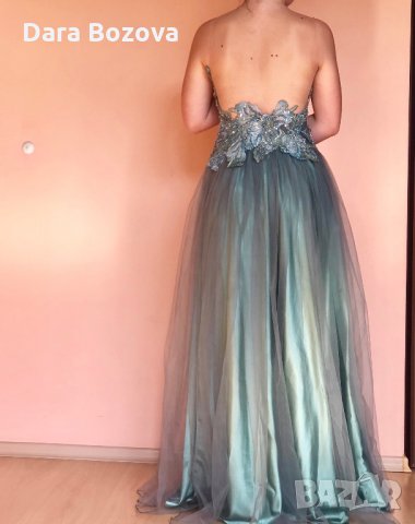 Официална (абитуриентска) рокля на известен български дизайнер, снимка 3 - Рокли - 27877868