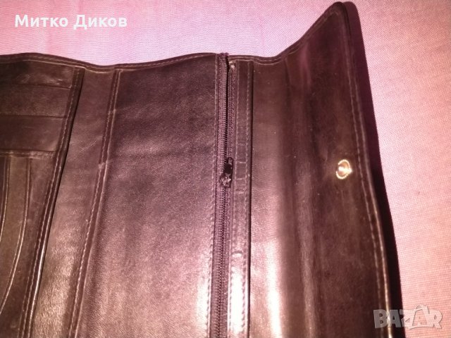 Портфейл Д -165х100 мм-естествена кожа, снимка 4 - Портфейли, портмонета - 27081547