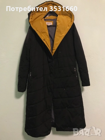 Дамско дълго яке- тип шуба