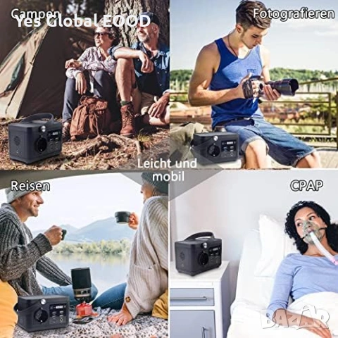 Преносима електроцентрала 88.8Wh 24000mAh за къмпинг, снимка 6 - Друга електроника - 53338575