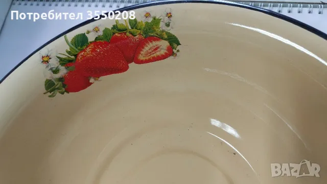 Емайлирана купа, 2 л., нова, снимка 2 - Аксесоари за кухня - 47603008