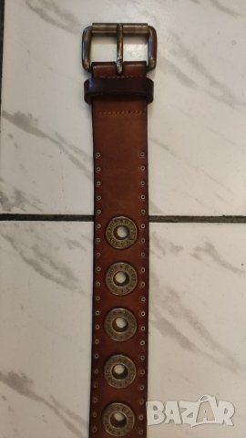 Мъжки колан REPLAY, естествена кожа. , снимка 2 - Колани - 40652870