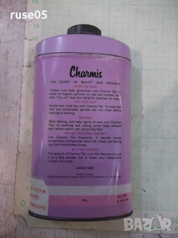 Метална кутия "Charmis TALC" с пудра за тяло стара, снимка 2 - Други ценни предмети - 50920184