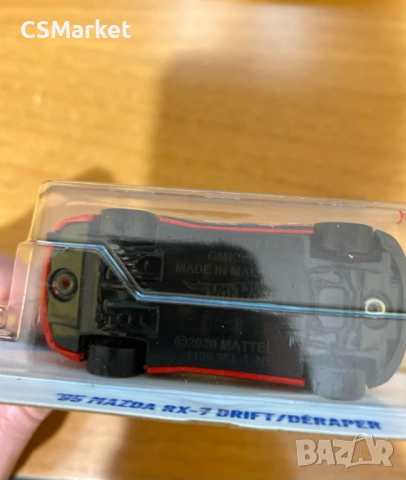 95 Mazda RX-7 Drift Hot Wheels количка, снимка 3 - Коли, камиони, мотори, писти - 52750330